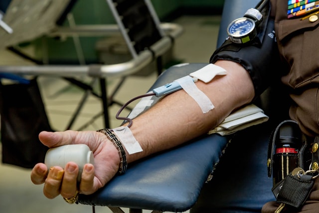 The ability to manufacture RBCs on demand, especially the universal donor blood (O+), would significantly benefit those in need of transfusion for conditions like leukemia by circumventing the need for large volume blood draws and difficult cell isolation processes.