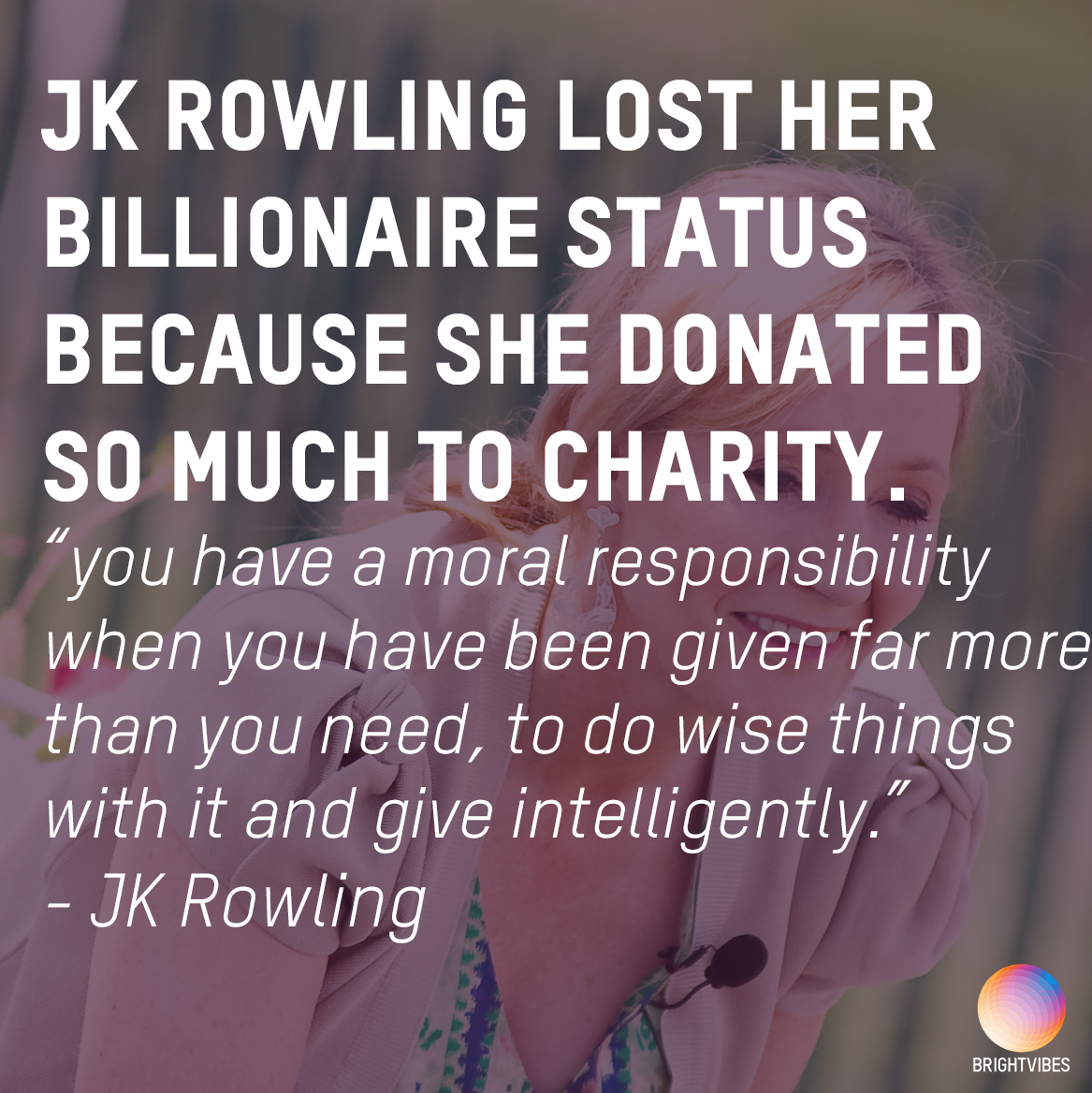 J.K. Rowling fell off the Fortune Billionaire list
