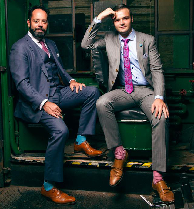 Christopher Schafer Clothier is a father and son team of expert tailors that creates custom men's clothing of the highest quality, catering to both fashion forward and conservative styles. To give back to society for their good fortune, and to pay some of it forwards, they began the Sharp Dressed Man program.