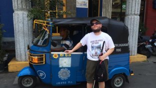 Meet Tony the Traveller – the blind backpacker visiting every country in the world