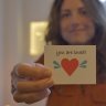 Dutch Sophie makes the day of thousands of strangers with her tiny handmade cards