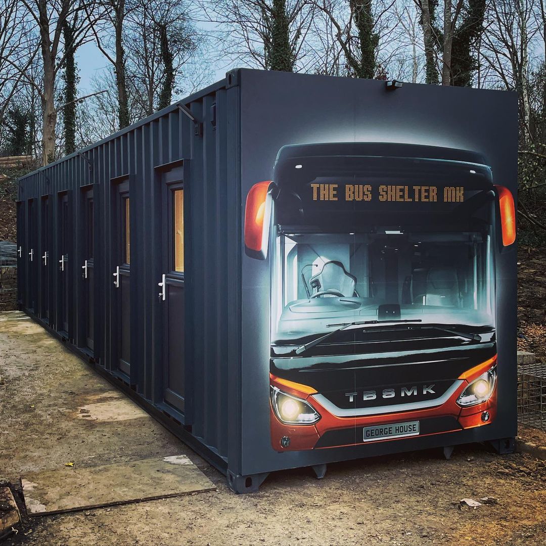 Founded in 2017, The Bus Shelter MK is a place of shelter and support for Milton Keynes' street homeless who wish to turn their situation around and re-integrate themselves into mainstream society. Now the charity has a brand new bus-themed 7-bed facility to keep the most vulnerable off the streets through the bitterly cold Buckinghamshire winter nights. Full story, click link:?
