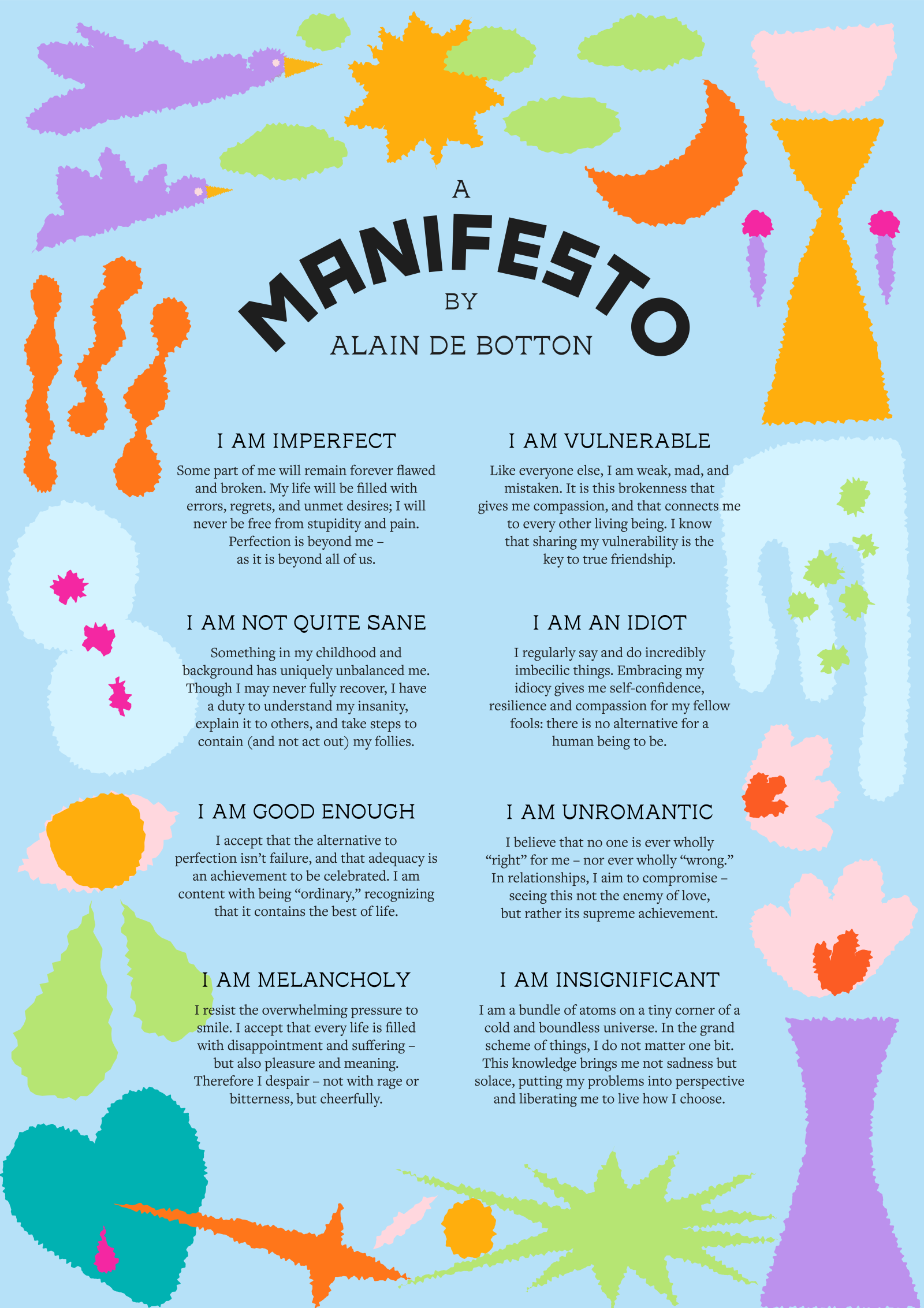 Manifesto is a series on WePresent https://wepresent.wetransfer.com which invites activists and creatives with something to say to write 10 rules to live by, in order to help spread their message. Artwork: Shivani Parasnis.