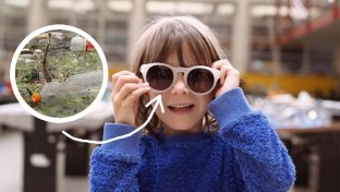 These kids are making sunglasses from river plastic trash