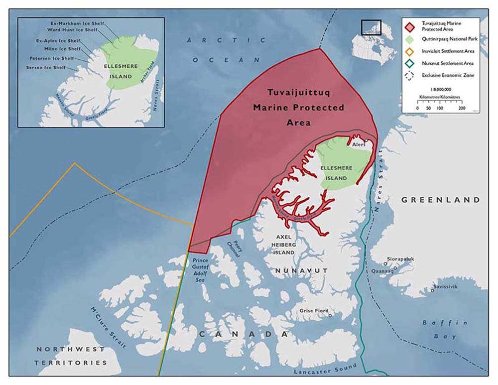 Prime Minister Justin Trudeau was in Iqaluit on Thursday, Aug. 1, to announce the first step in the creation of a long-term protected area in Canada’s High Arctic Basin — the new Tuvaijuittuq Marine Protected Area.