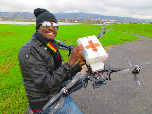 Ategeka makes sure health care necessities find their way to people in need with these drones.