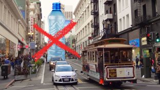 San Francisco city bans the sale of plastic bottles