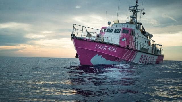 With a top speed of 27 knots, the Louise Michel would be able to hopefully outrun the so-called Libyan coastguard before they get to boats with refugees and migrants and pull them back to the detention camps in Libya.