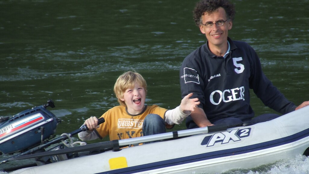 Sjoerd van der Maaden got the idea to set up a company with a low-stimulus environment in which people with autism can flourish after watching his son thrive on a stress-free boating adventure. Image © Private collection Sjoerd van der Maaden.