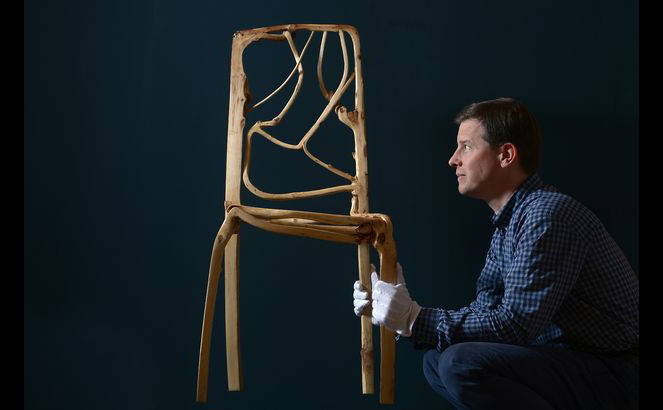 Full Grown's original prototype willow chair has been invited in to the permanent exhibit at the National Museum of Scotland in Edinburgh.